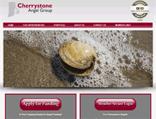 Tablet Screenshot of cherrystoneangelgroup.com
